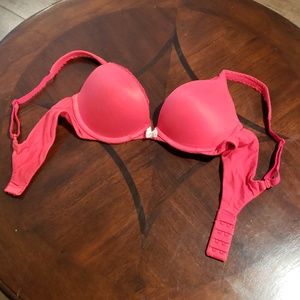 Body by Victoria Push Up Bra 32B Red